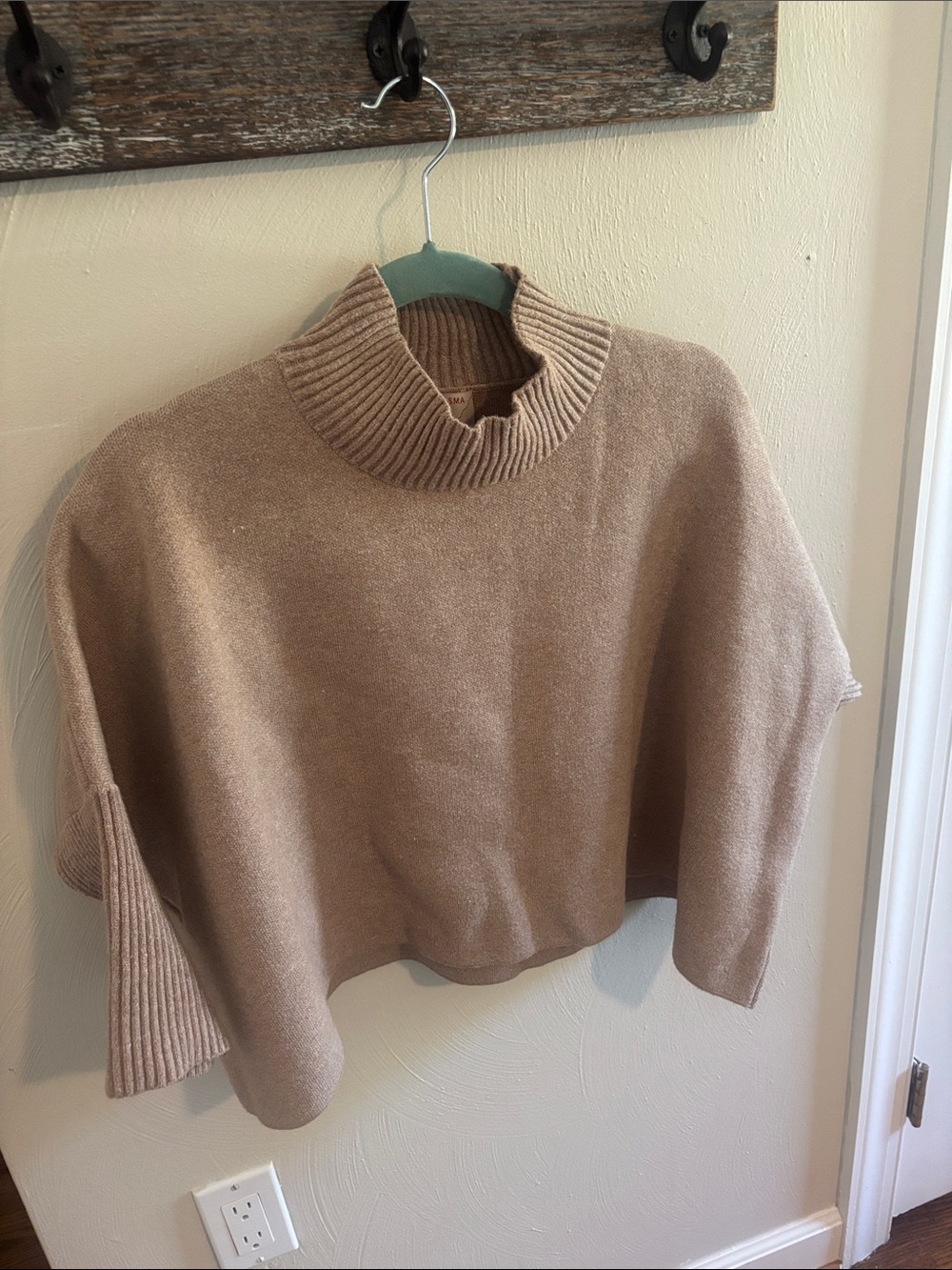 Kerisma Taupe Cowl Neck Sweater
